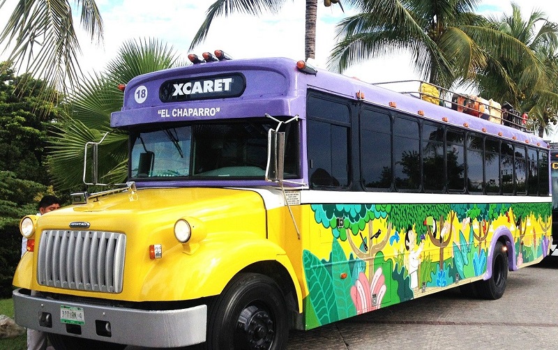 Ônibus - Parque Xcaret