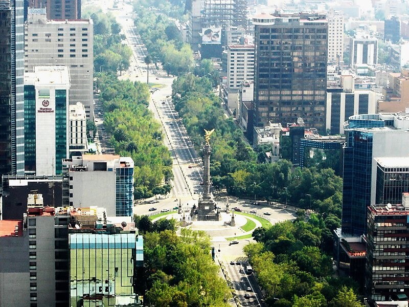 Onde ficar na Cidade do México: Avenida Paseo de La Reforma