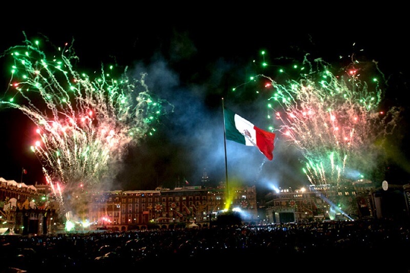 Ano Novo na Cidade do México 