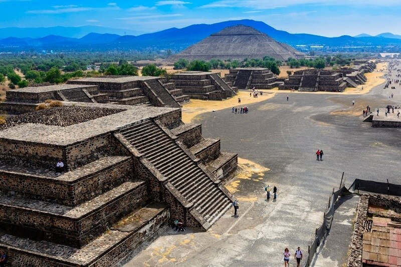 Pirâmides de Teotihuácan em um passeio romântico pela Cidade do México