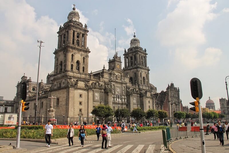 Verão no Centro Histórico da Cidade do México