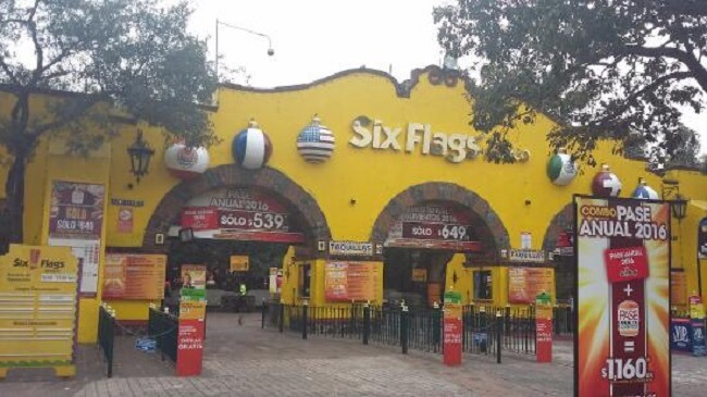 Informações sobre o Parque Six Flags na Cidade do México 