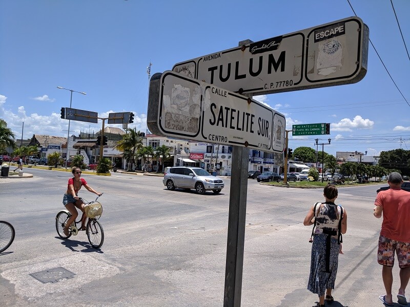 Andar a pé em Tulum