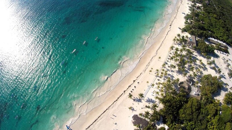 Praias mais bonitas no México: Playa Paraiso em Tulum