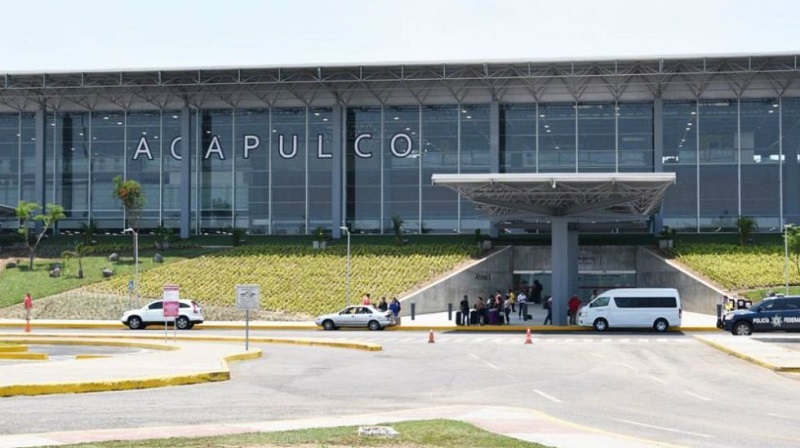 Transportes no aeroporto de Acapulco