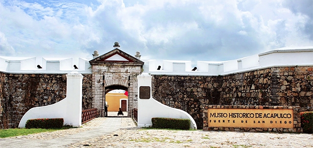 Inverno no Forte de San Diego e Museu Histórico de Acapulco em Acapulco