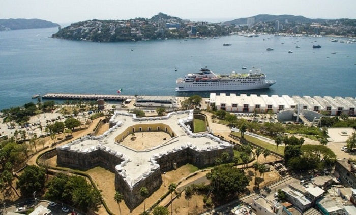 Estrutura do Forte de São Diego em Acapulco