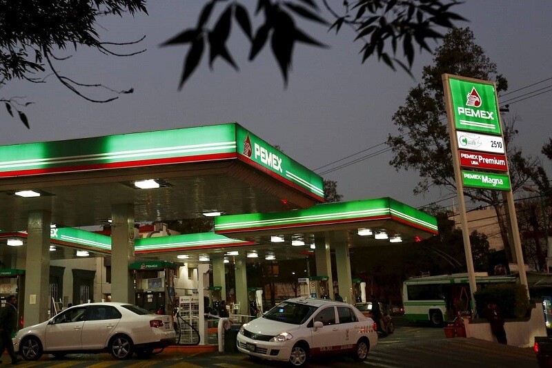 Postos de gasolina no México