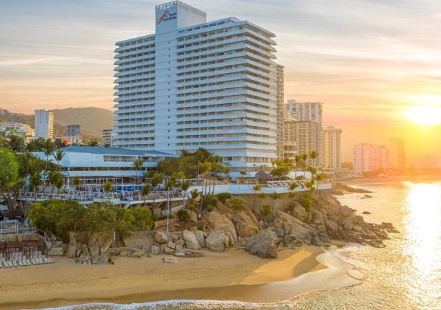 Hotéis no centro turístico de Acapulco