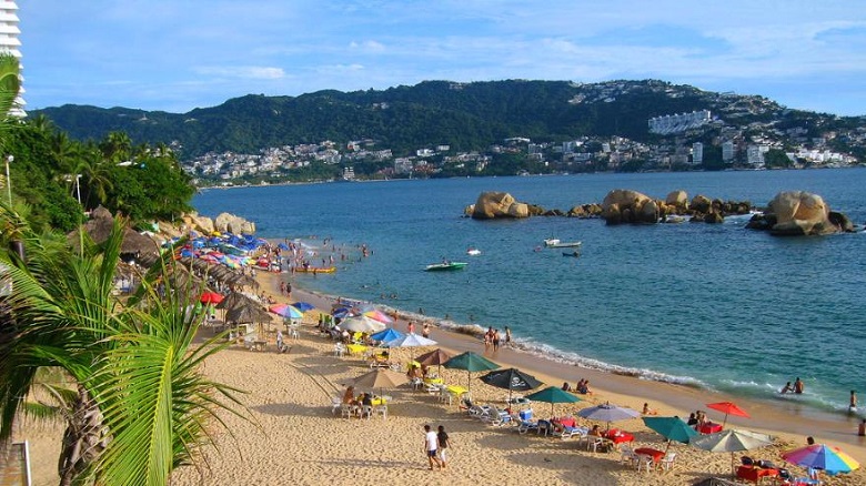Praia La Condesa em Acapulco 