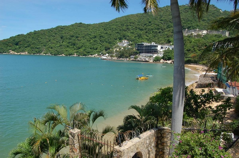 Visita à praia Pichilingue em Acapulco