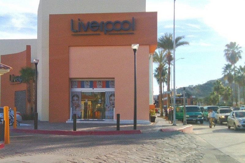 Liverpool para comprar bolsas no Shopping Plaza Bonita em Los Cabos 
