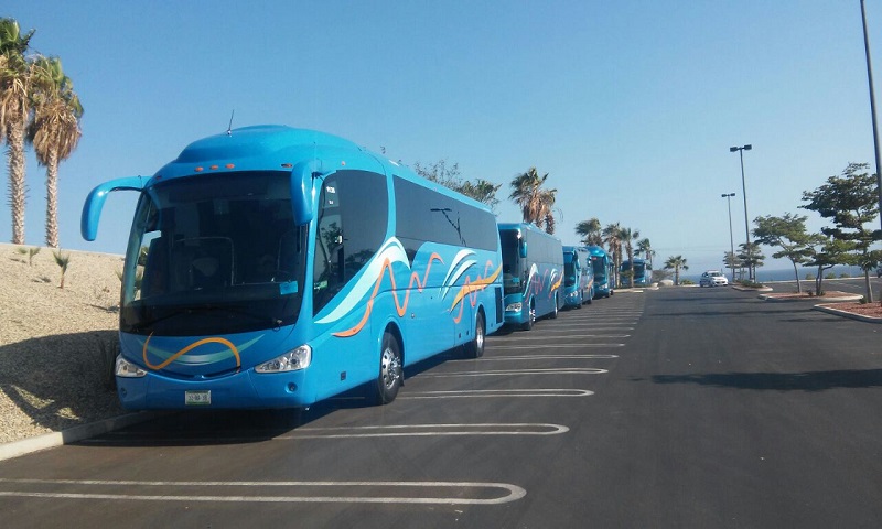 Ônibus para se locomover em Los Cabos