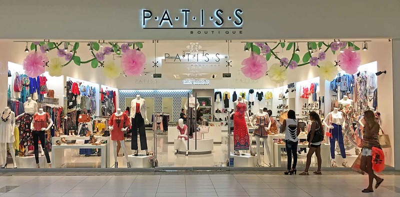 Loja P-A-T-I-S-S para compras de sapatos no Shopping Puerto Paraiso Mall em Los Cabos