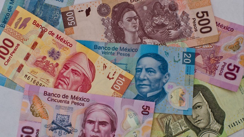 Notas de peso mexicano
