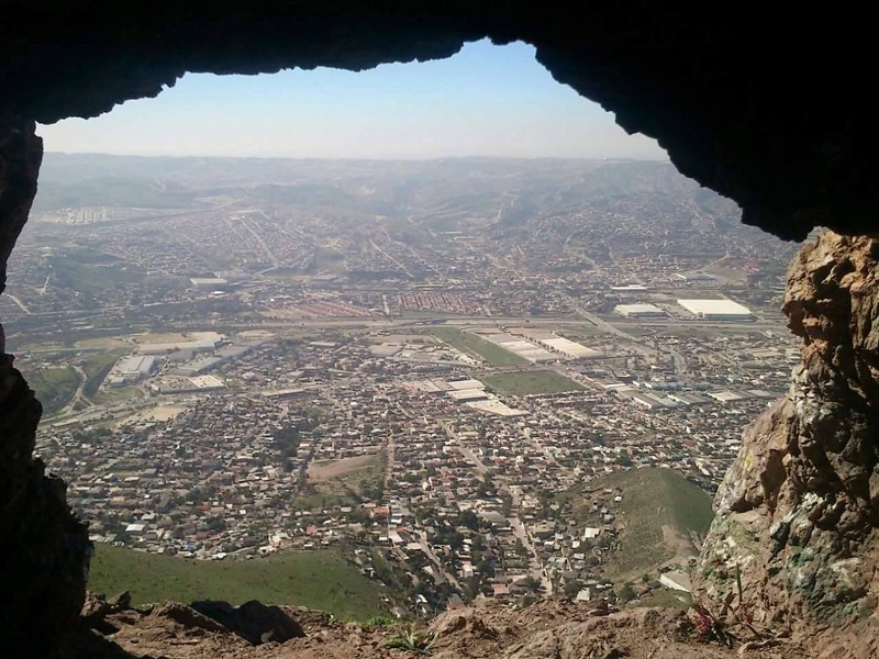 Vista do Cerro Colorado em Tijuana