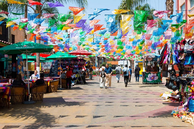 Comércio na Avenida Revolución em Tijuana