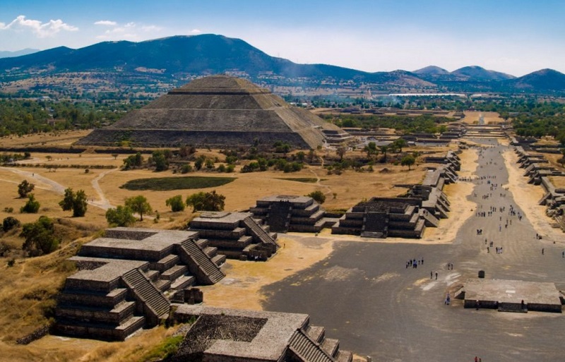 Pirâmides de Teotihuacán na Cidade do México