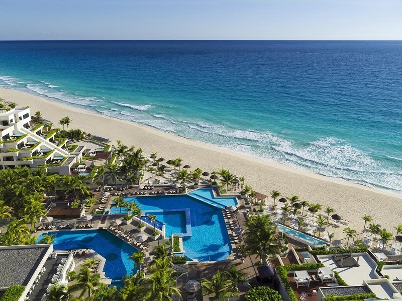 Hotel na beira da praia em Cancún
