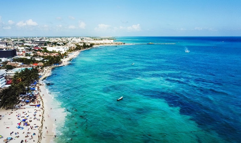Playa del Carmen nas redondezas de Cancún