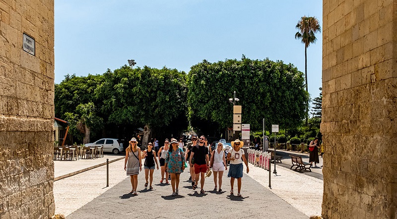 Turistas passeando na Cidade do México
