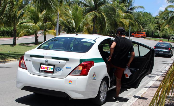 Táxi em Cancún
