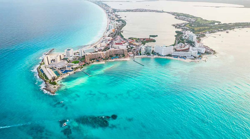 Praias públicas em Cancún
