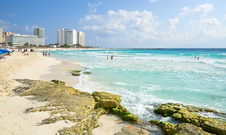 Visual paradisíaco de Cancún
