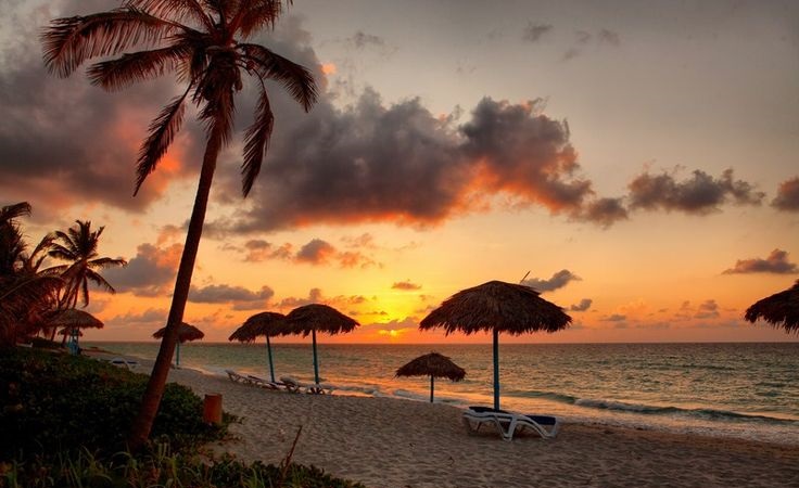 Pôr do sol em Cancún