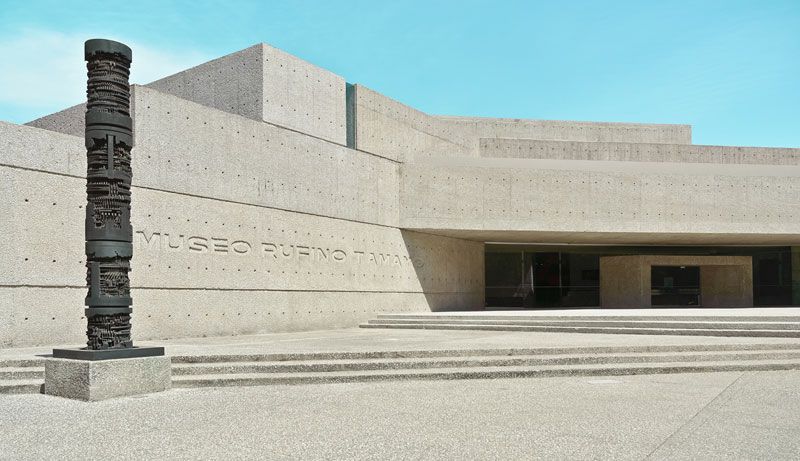 Fachada do Museu Rufino Tamayo na Cidade do México