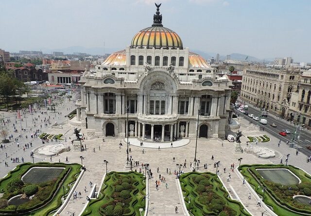 Informações do Museu de Bellas Artes na Cidade do México