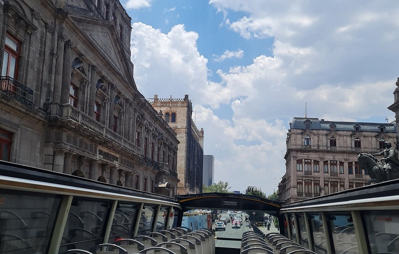 Informações sobre o tour noturno de ônibus panorâmico na Cidade do México